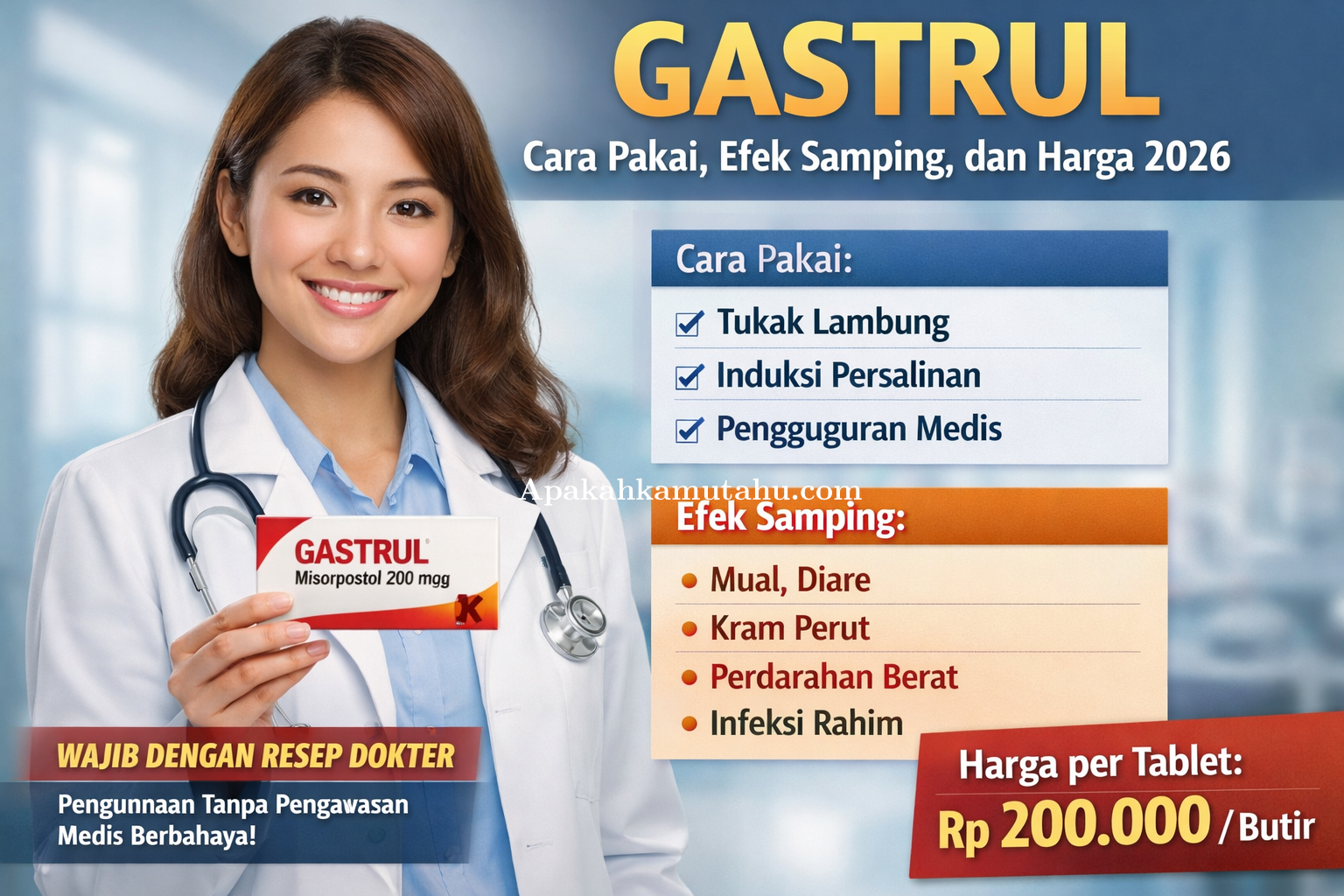Gastrul: Kegunaan, Kandungan di Dalamnya, dan Risiko Lengkapnya